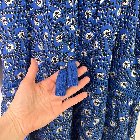 BOG Collective Delft Blue Boho Dress - Picture 4 of 10